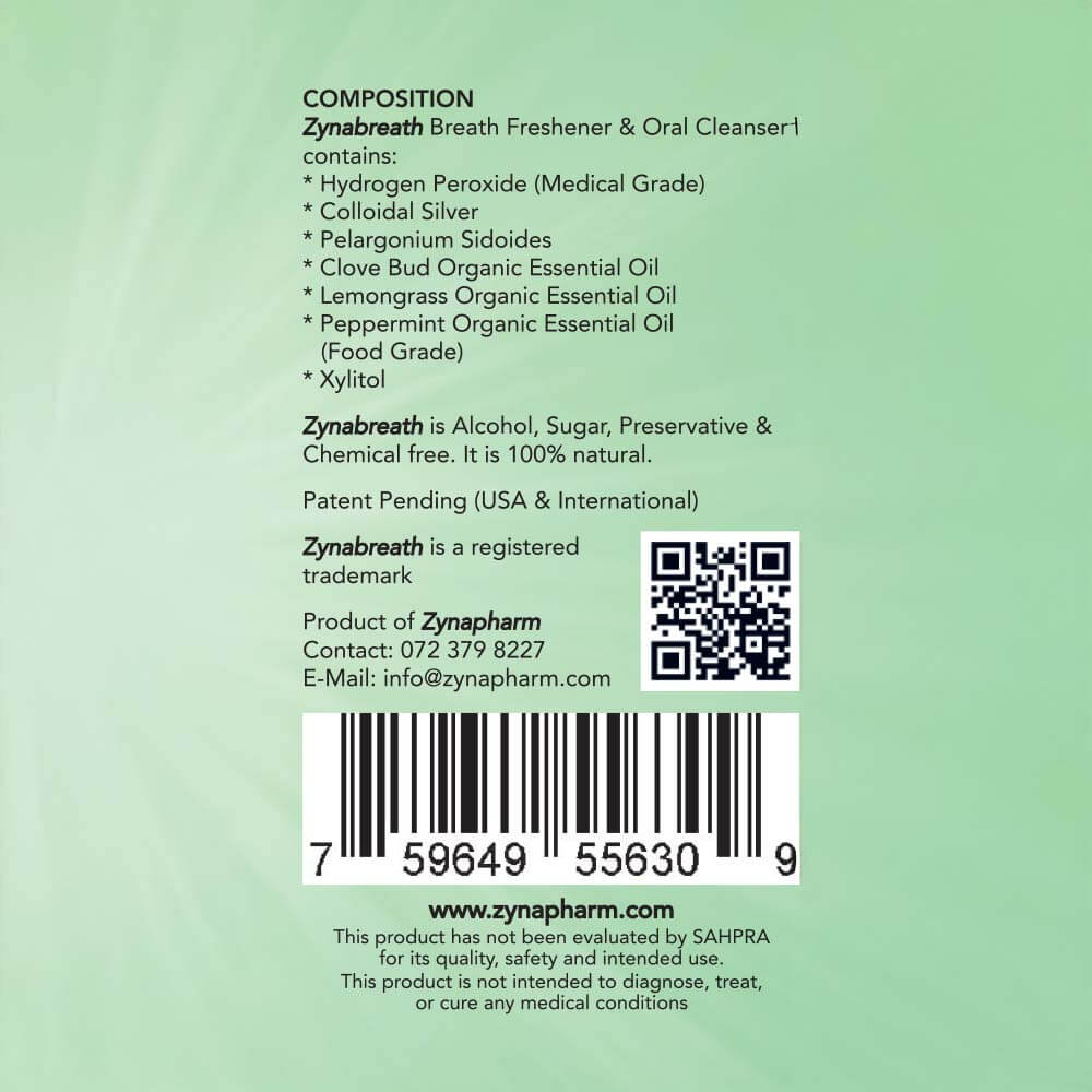 Natural Breath Freshener & Oral Cleanser 100ml